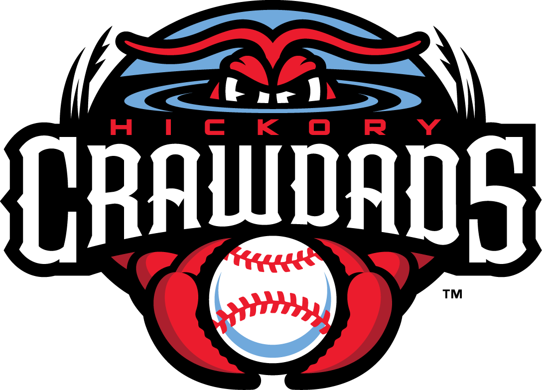 Hickory Crawdads 2016-Pres Primary Logo vinyl decal